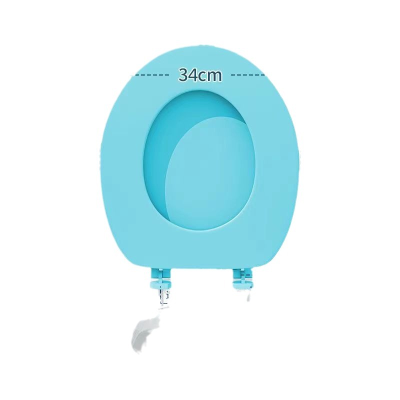 Foaming Toilet Cover Soft Toilet Cover Foam Toilet Ring Old-fashioned Thickened Soft Foam Colorful Soft Toilet Cover