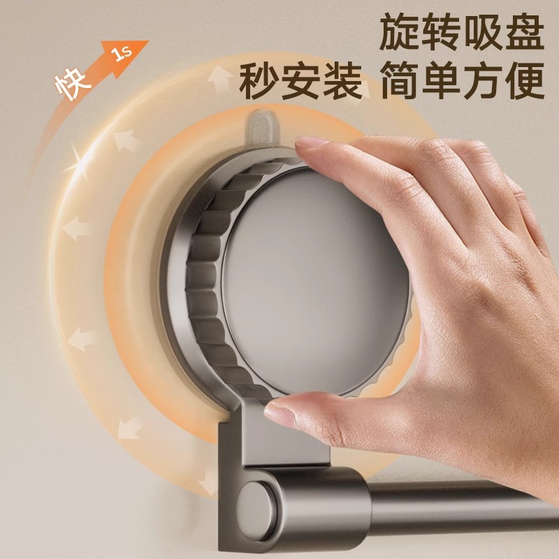 Suction Cup Room Paper Towel Rack Paper Hanger Preservative Film Storage Shelf Punch-free Disposable Wipe Hanging Rod Storage Rack