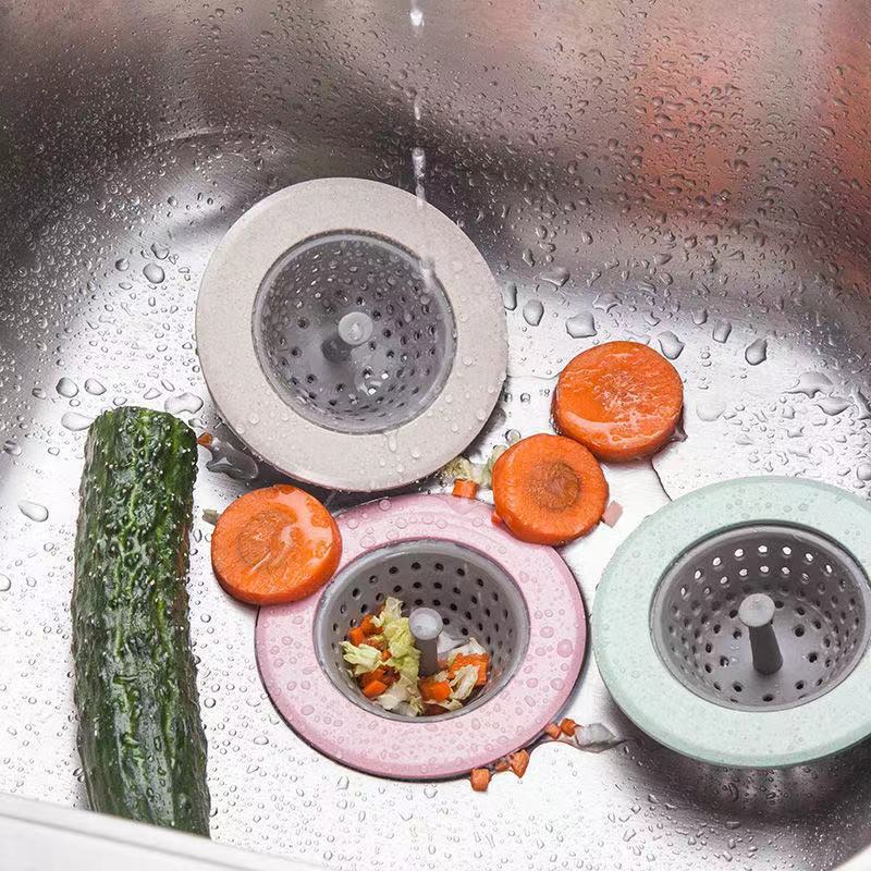 Kitchen sink vegetable basin filter sink sink filter sewer anti-blocking plug cover drainage floor drain