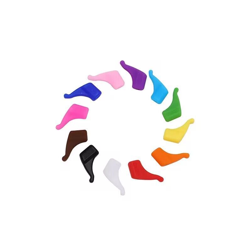 New Silicone glasses anti-slip cover candy color sports anti-drop earmuffs glasses small size silicone glasses anti-slip ear hook