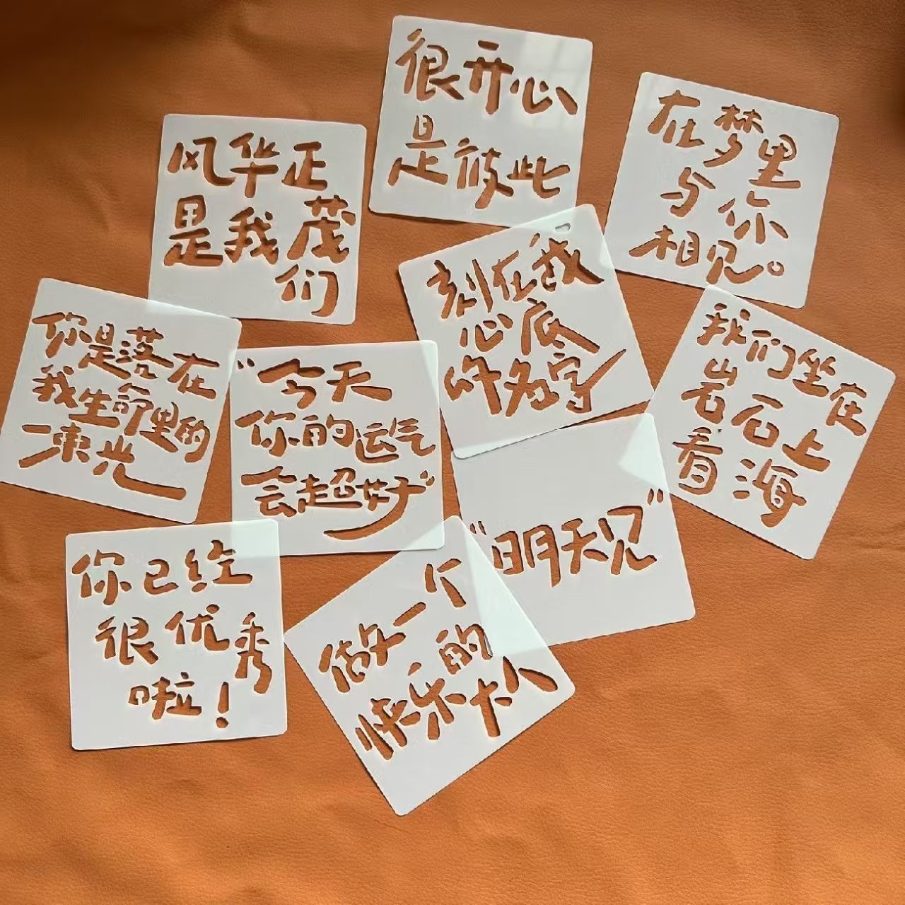 New Oil Pastel Nepalese Hand Ledger Hollow Painting for Children Organ Picture Board Graffiti Text Wholesale