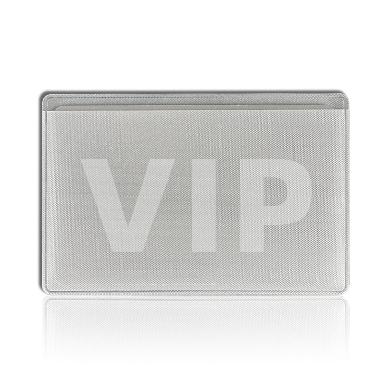 in stock transparent ID card waterproof protective cover wholesale scratch-resistant frosted bank bus pvc card cover