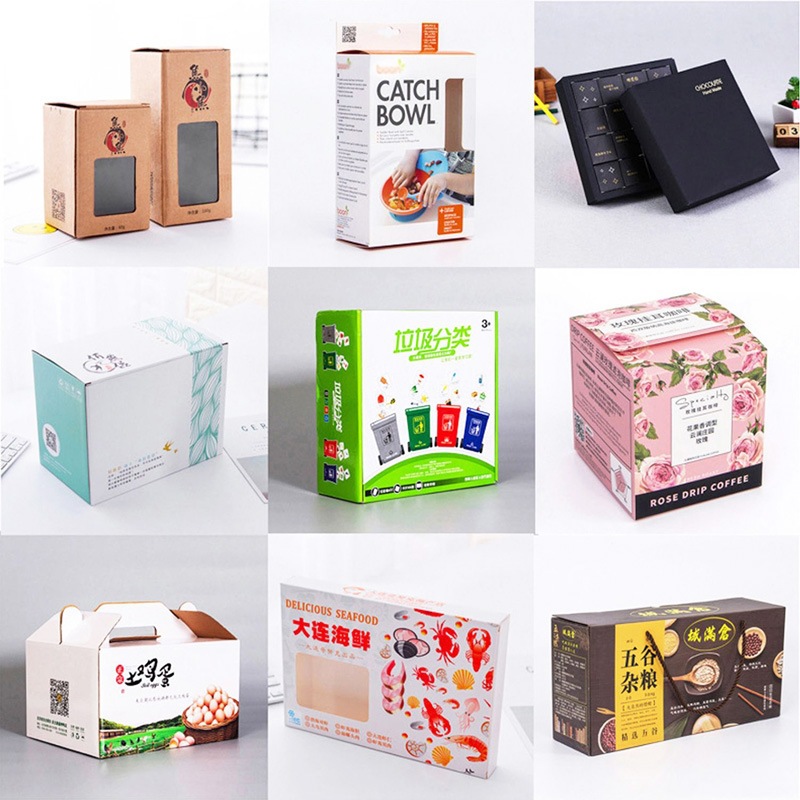 New Year Gift Box Packaging, Gift Box Production, Clamshell Box, Packaging Box, Book-Shaped Box, Flip-Top Box, Clamshell Lid, Direct Supply from Yiwu