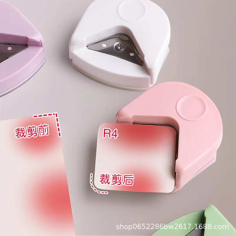 Fillet R4 Chamfering device cardboard photo fillet plastic sealing film fillet device card right angle corner cutter