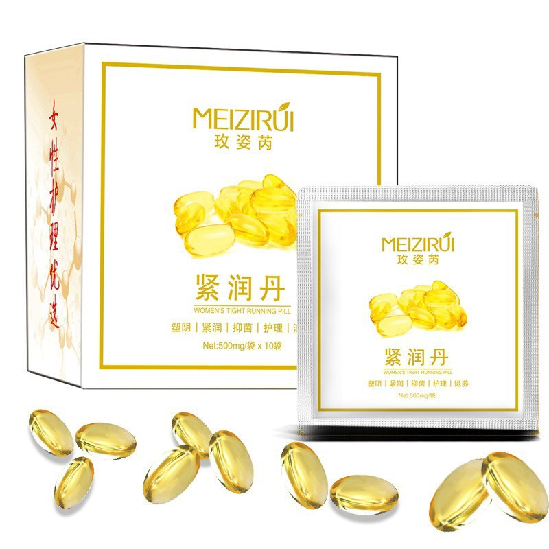 10 tablets of Tight Rundan Shrink Products Gynecological Gel Tight to Nourish Shrink Y Capsule Fun Wholesale