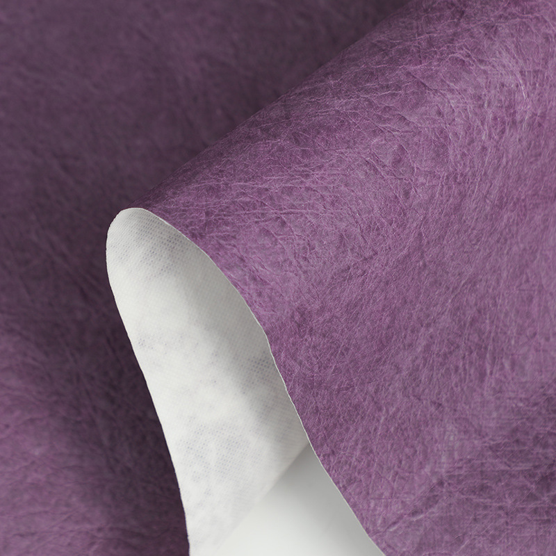 Tear paper manufacturers washing kneading pattern laminated fiber material non-woven fabric luggage fabric waterproof breathable paper green