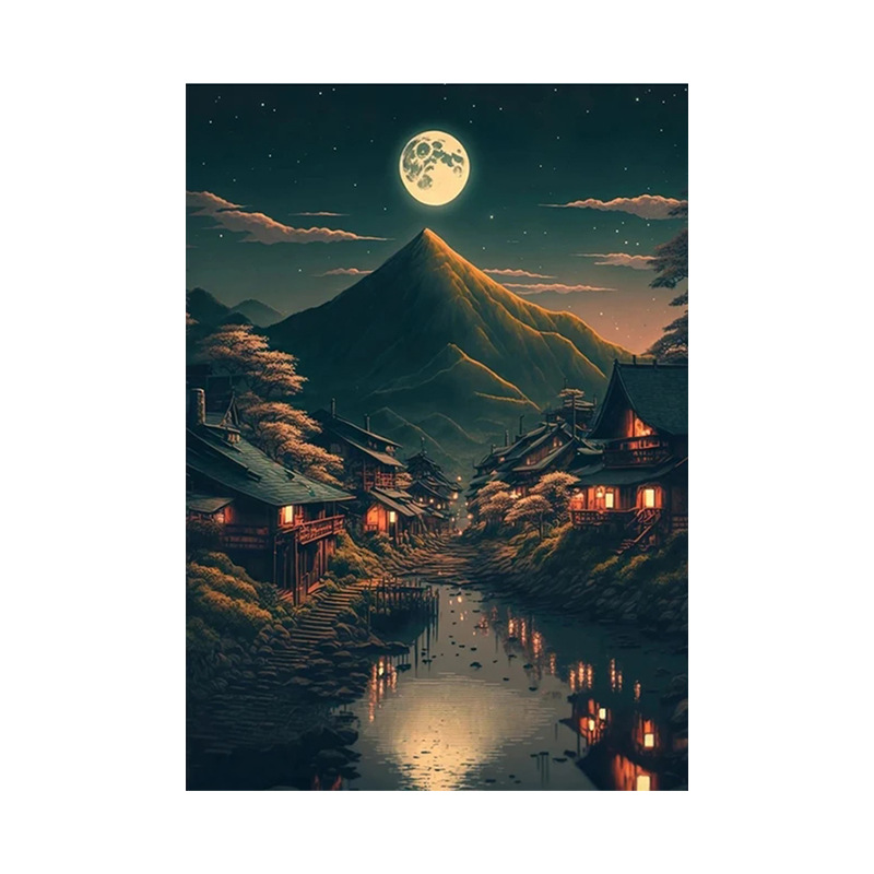 Factory Direct landscape landscape living room decorative painting restaurant niche art canvas painting home decoration spray painting core