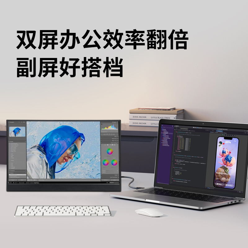 Maijie Micro 15.6inch Portable Display Secondary Screen Laptop Extended Screen Mobile Phone Screen Projection Display