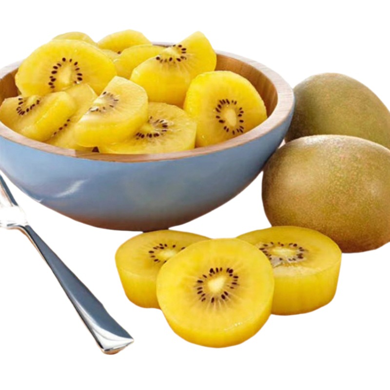 Sichuan Yellow Heart Kiwi Fruit Fresh Fruit Straight Hair Seasonal Whole Box Batch Kiwi Fruit Super Sweet Free Shipping Straight Hair Delicious