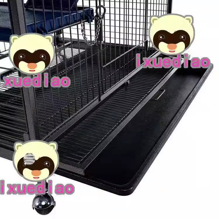 Pet Ferret Dayang D800 Cage Space Large Steel Frame Three-Layer Springboard Cleaning Convenient for Sable Anglo