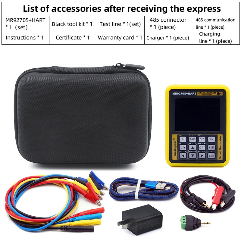 MR9270S HART multi-function signal source generator pwm square wave 4-20mA paperless recorder Modbus