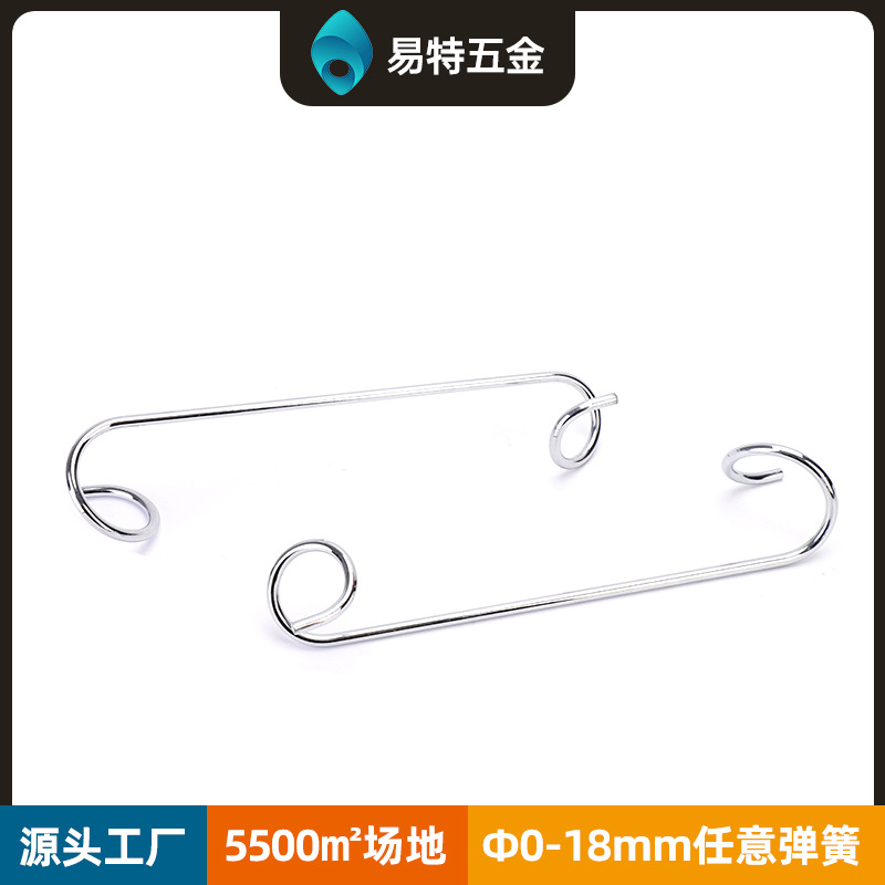 Canopy outdoor U-shaped 7-Word 9-shaped question mark sharpening ground nail pig tail hook turf spiral ground nail fixed pile