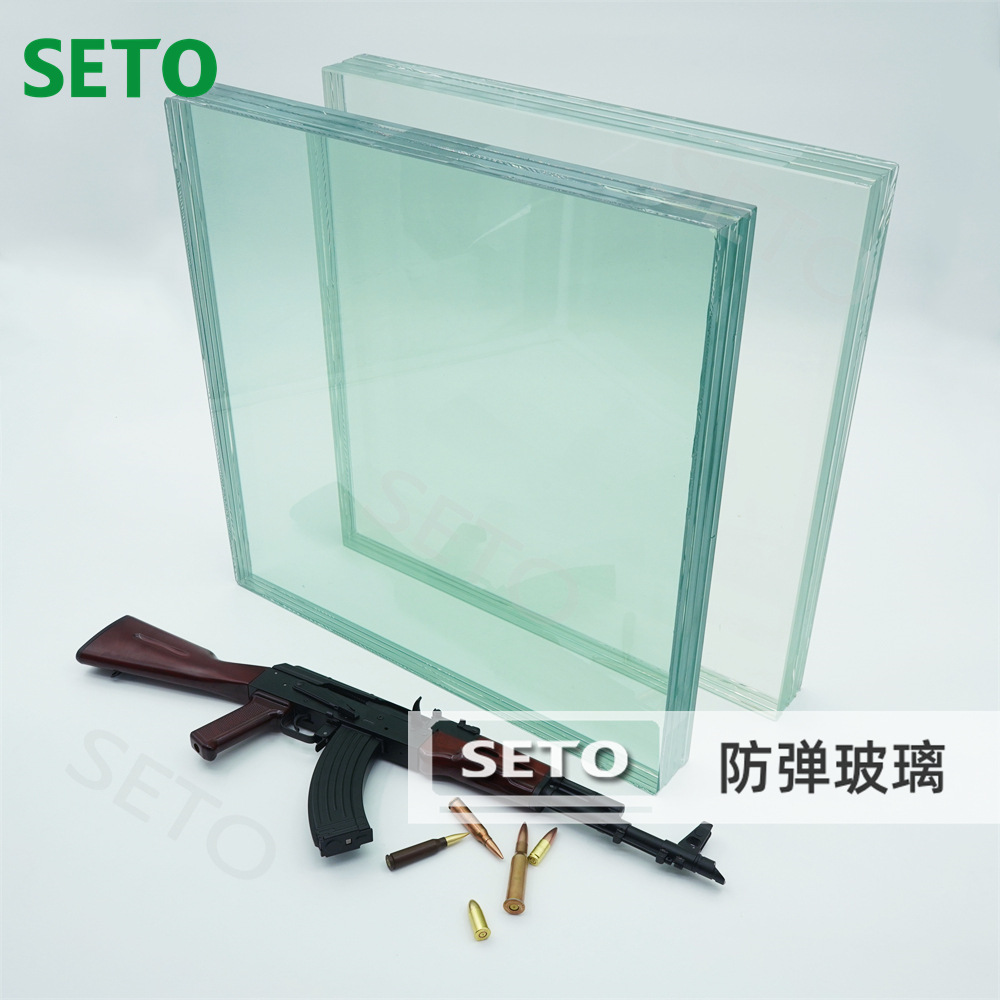 Bulletproof glass strength factory 10-120mm thickness custom bulletproof doors and windows armored car bulletproof glass