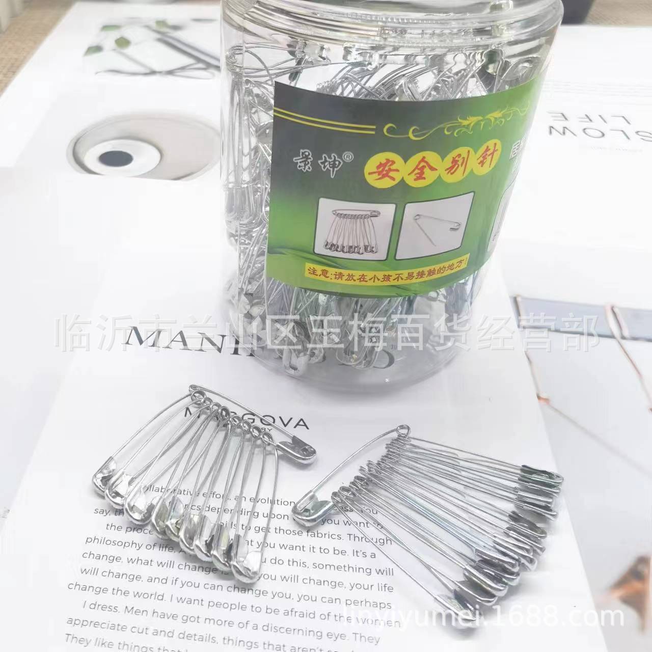 Булавка № 3, никелированная стальная проволока, простая булавка для одежды, кнопка, товар на один юань