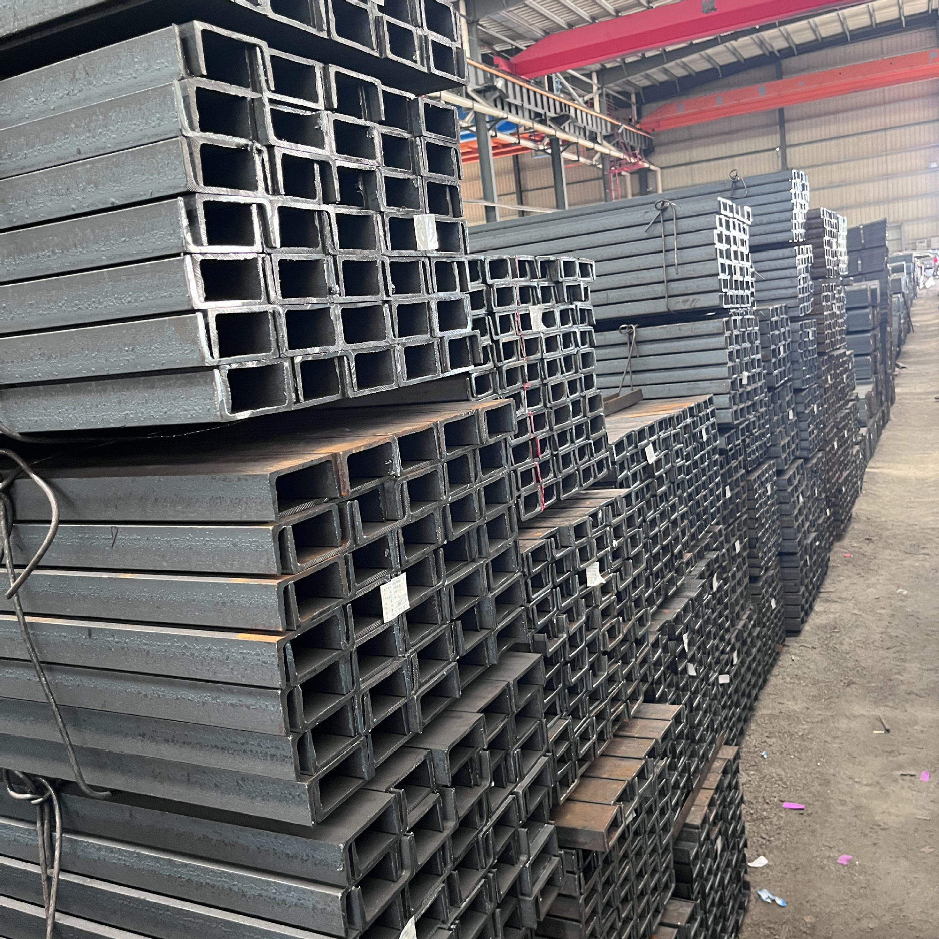 Galvanized Channel Steel Spot Q235B National Standard Galvanized Black Material Channel Iron 10 # Hot Rolled Channel Steel Hot Dipped Galvanized Profile Processing