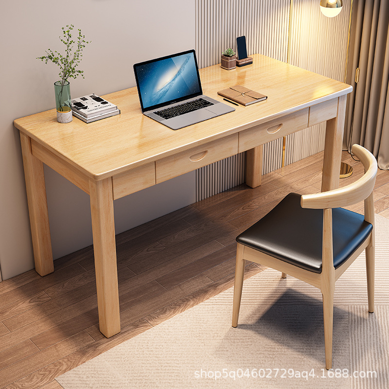 Chinese Style Desk Solid Wood Desk Home Student Writing Desk Simple Study Bedroom Office Computer Desk Study Table