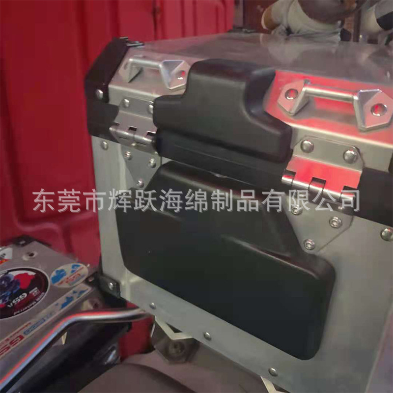 Pu Foam Self-Skinning Electric Vehicle Trunk Shock-Absorbing Backrest Motorcycle Cushion Aluminum Alloy Rear Trunk Rear Rack