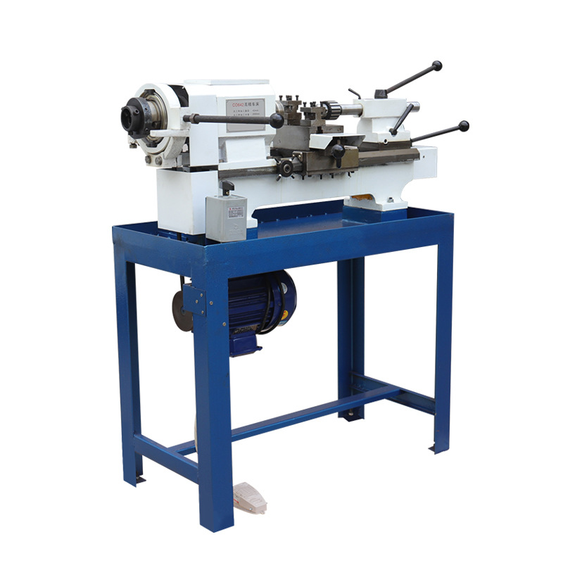 Mengying table lathe high precision instrument car small lathe multi-function hand-pull lathe industrial grade 0632 punching