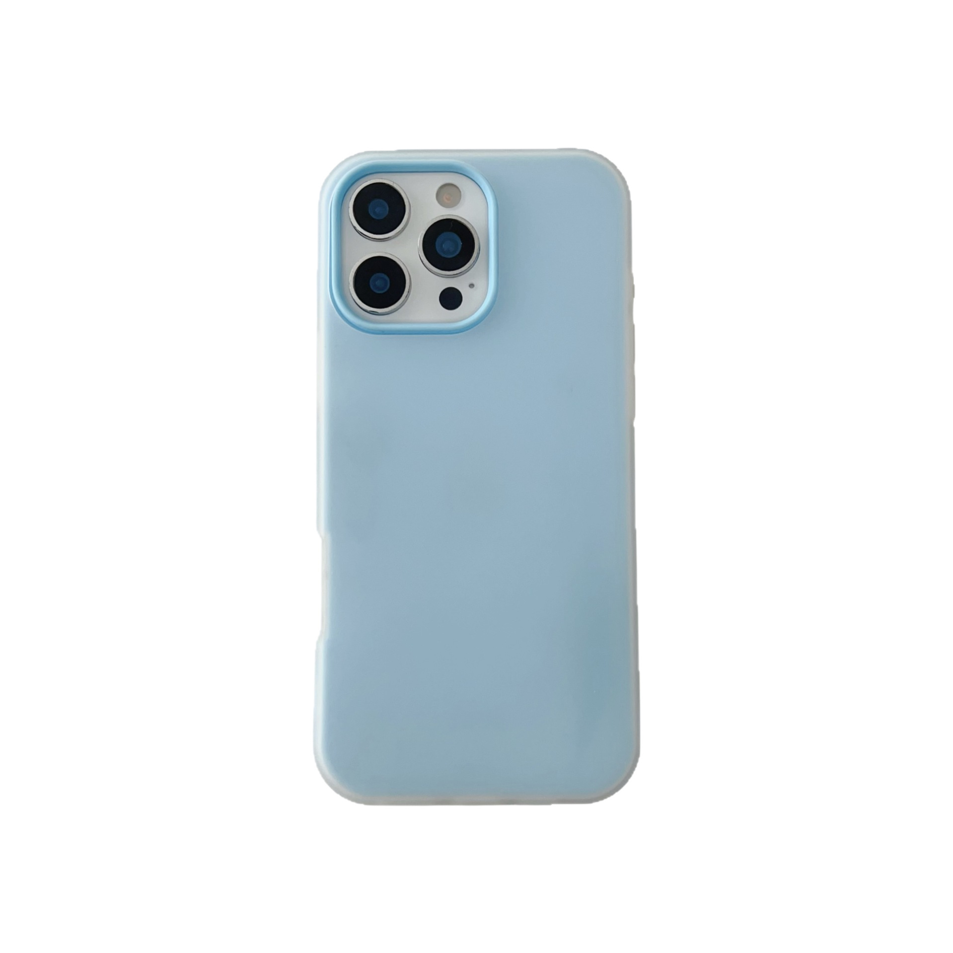 Two-In-One Jelly Suitable for Iphone16E Mobile Phone Case Apple 15Promax Skin-Feel Matte Anti-Fall Protective Cover