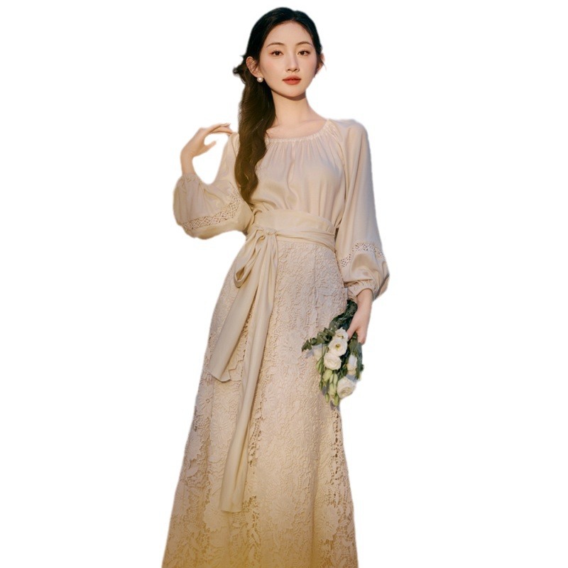 This Year's Popular and Beautiful Horse-Faced Skirt Suit 2025 Can Be Worn to Work with a Daily Chinese Elements and Improved Version of Han Dynasty