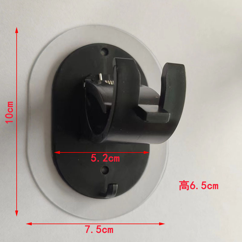 Curtain rod hanging support wholesale curtain rod clip holder punch-free adhesive bracket clip cross Rod curtain rod sticky hook