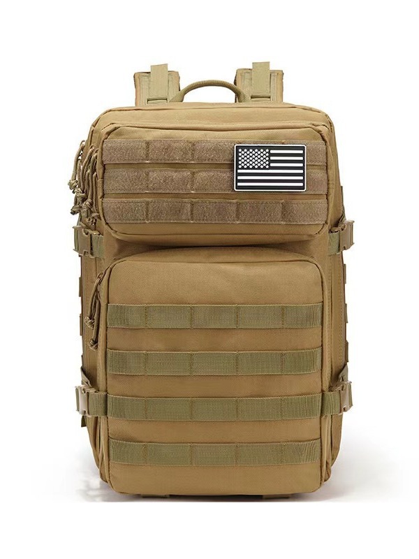 Outdoor Sports 3P Bag 45L Large Capacity Mountaineering Backpack Tactical Camouflage Shoulder Travel Bag Climbing Wholesale