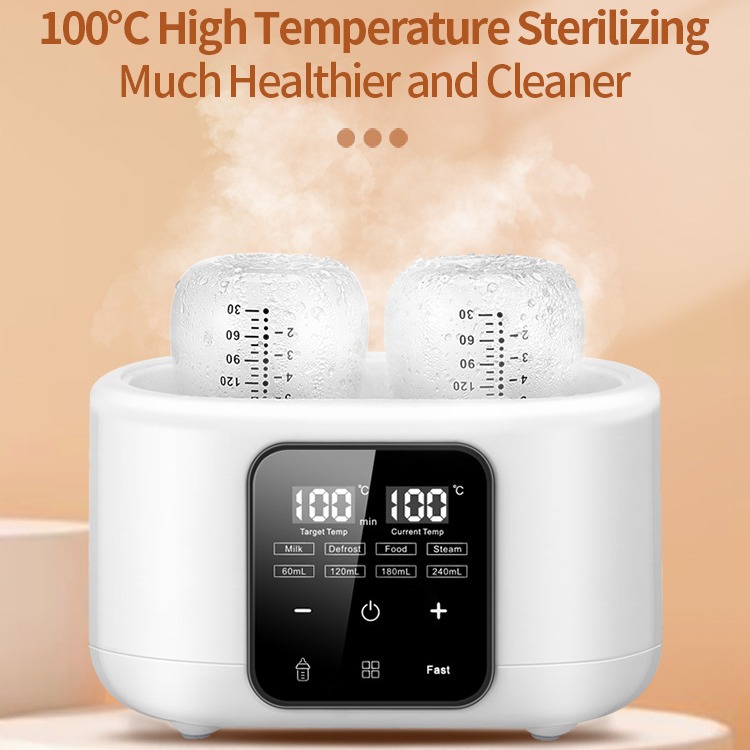 Da Qiao Milk Warmer Is a Household Smart Device for Warming Breast Milk, Thawing, Heating Pacifiers, and Multifunctional Bottle Sterilizer