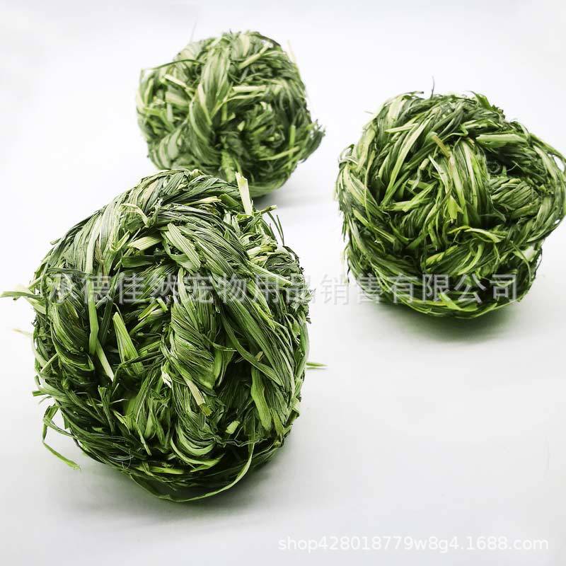 Pet Supplies Rabbit Molar Grass Ball Grass Ball Totoro Guinea Pig Snack Toy Mixed Grass Ball Grass Toy