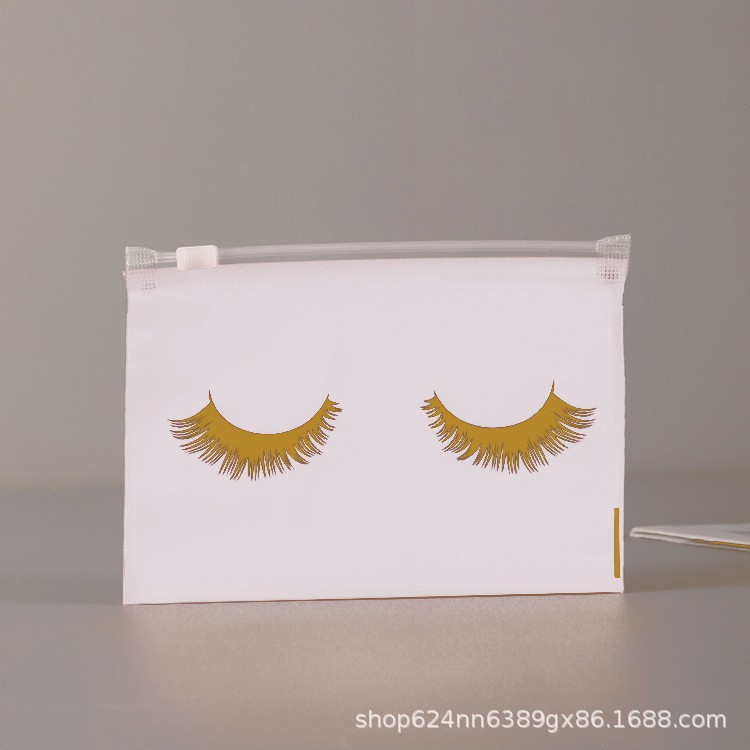 Factory Direct Supply Eyelash Zipper Bag Eva Pink Bag Black Zipper Bag Makeup Storage Bag Spot Wholesale