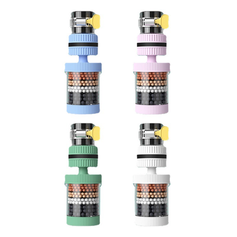 Tao Shuai Six-Layer Splash-Proof Shower Head Universal Removable and Washable Kitchen Water Saver Universal Extension Shower Faucet Filter