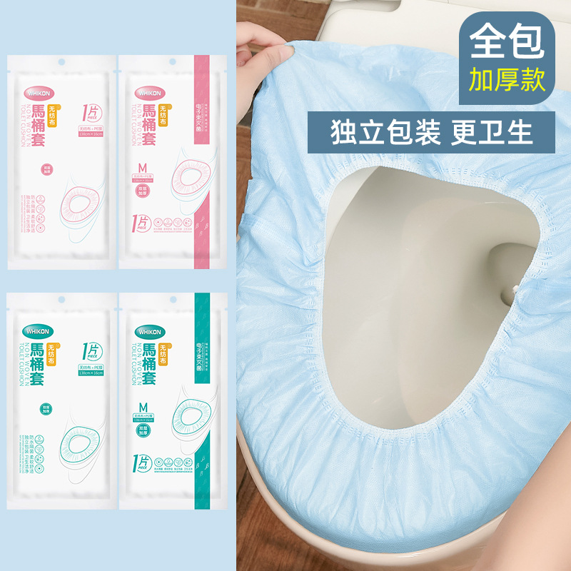 WHIKON одноразовый туалетный мат, нейлоновая подушка, двойной слой, очень большой