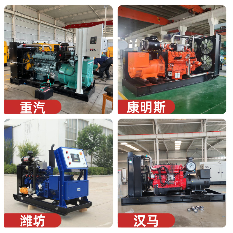 10-4000Kw Gas Generator Set Large Power Station Natural Gas Biogas Oil Field Farm High Power