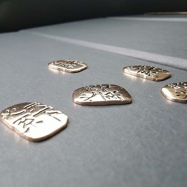 Heart of the World Metal Logo Logo Suitable for Z Fold4 Accessories Peripheral Accessories DIY Shell Sticker W2