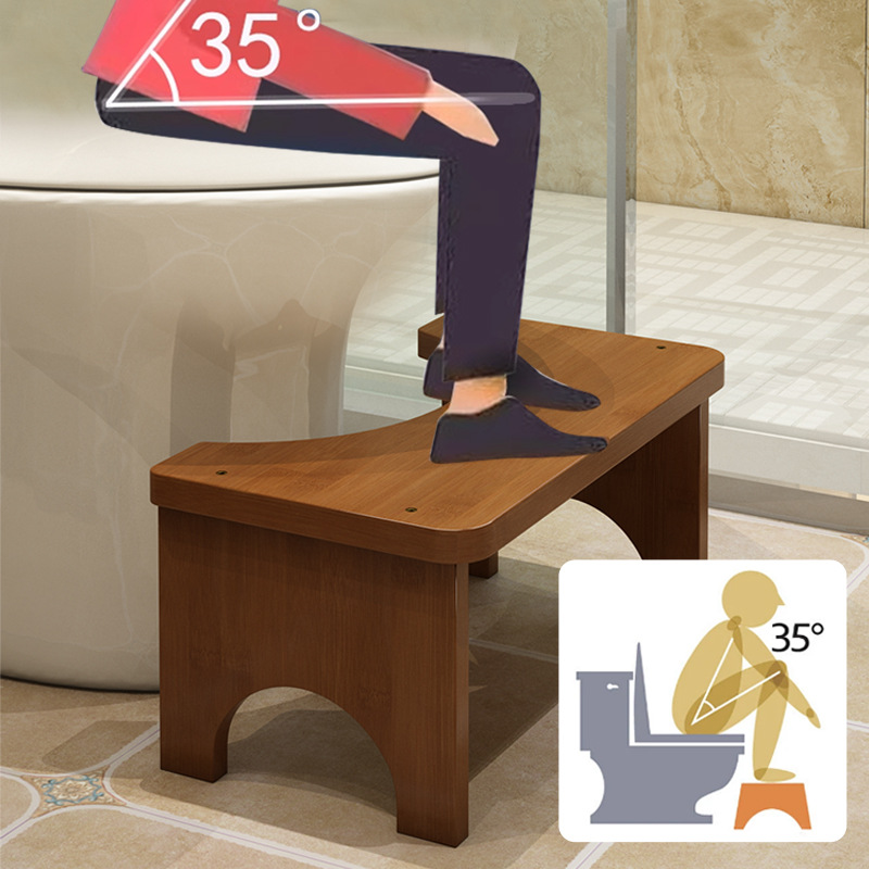 Toilet Stool Children's Footstool Foot Stool Squatting Toilet Sitting Stool Squatting Pit Artifact Household Toilet Auxiliary Footstool