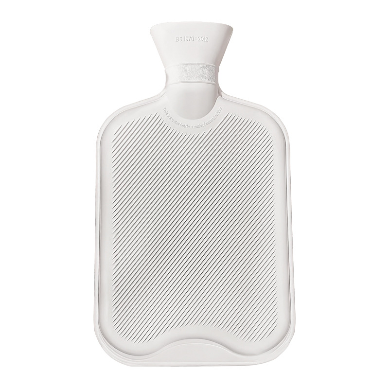 Bs Thickened Hot Water Bottle with Waist Belt Liner, Bed Warmer, Foot Warmer, Water-Filled Hot Water Bag, Extended Rubber Water Injection Tool, Anti-Scalding
