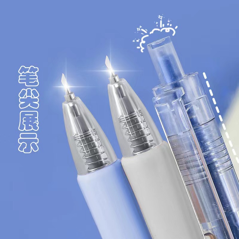 Morandi press art knife ins high color value simple student hand account cutting knife cartoon carving knife pen wholesale