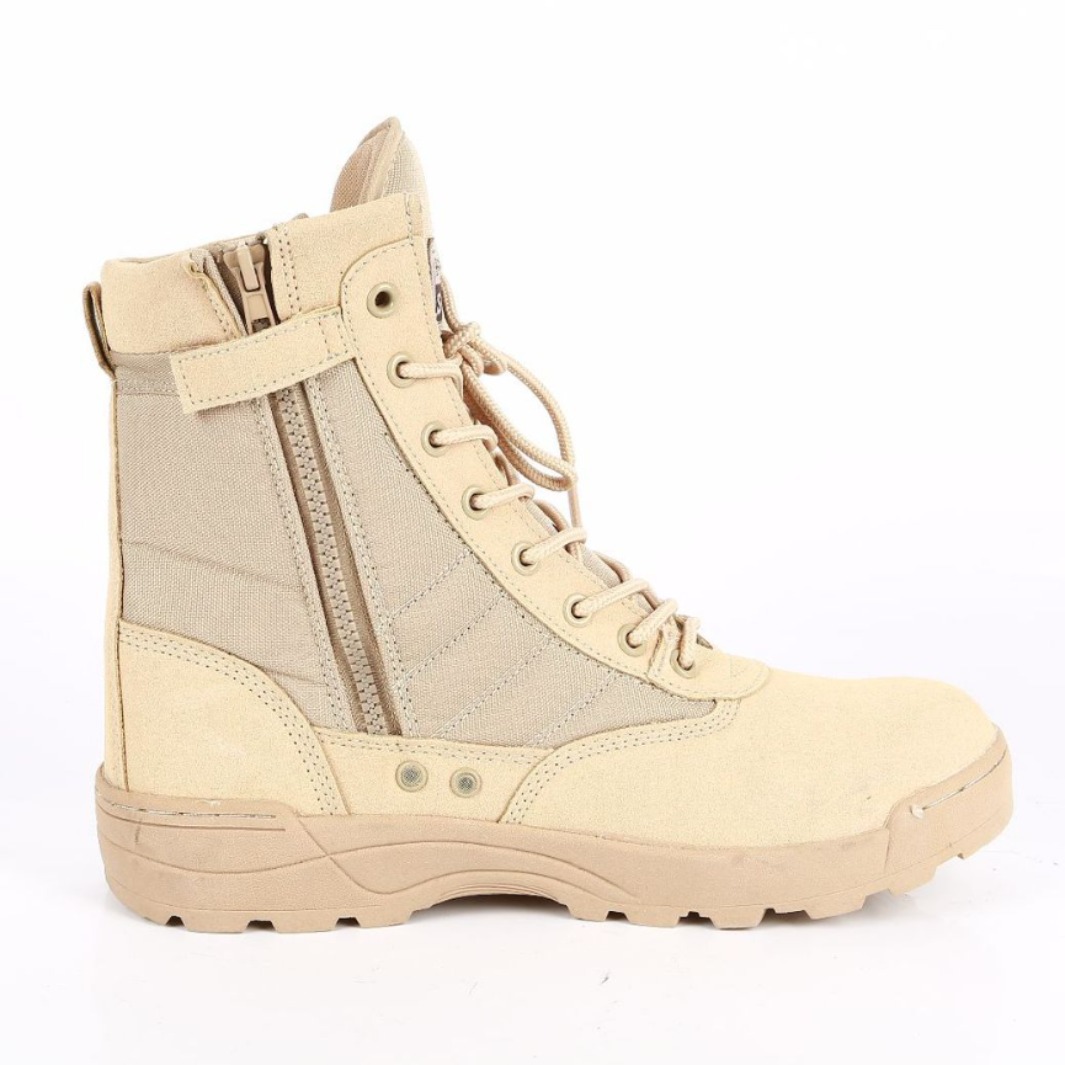 Manufacturer Wholesale Tactical Boots Mountaineering Outdoor Training Hiking Combat Boots Wear-Resistant Lightweight High-Top Work Shoes Security Shoes