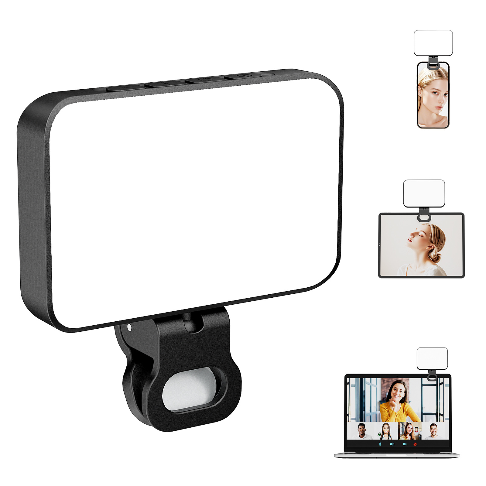 New Mobile Phone Fill Light Cross-Border Amazon Selfie Photography Flash Live Video Conference Portable Pocket Light