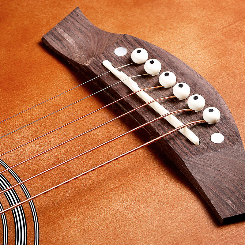 A Set of 6 Folk Guitar Strings from Sound Geek, Single String, Two Strings, Universal Full Set of Guitar Strings