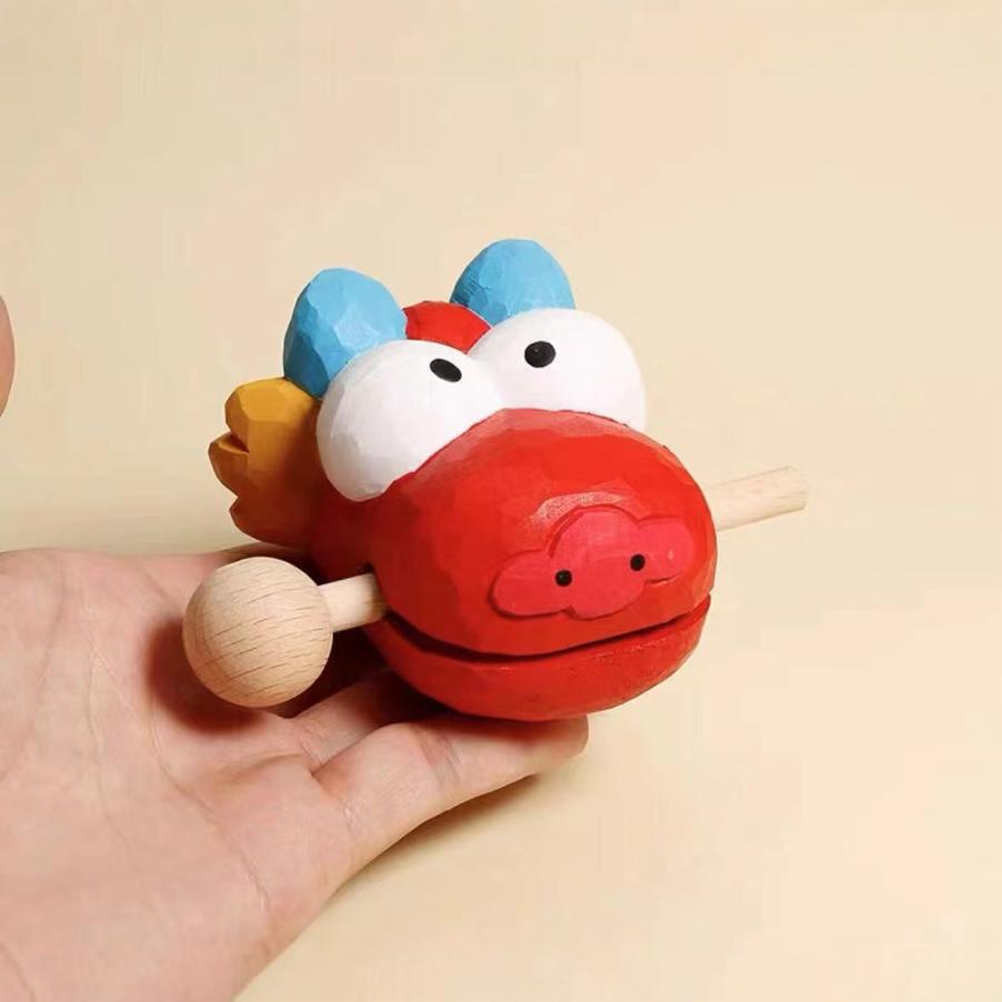 Деревянные украшения в виде рыбы, резьба по дереву, декор для рабочего стола