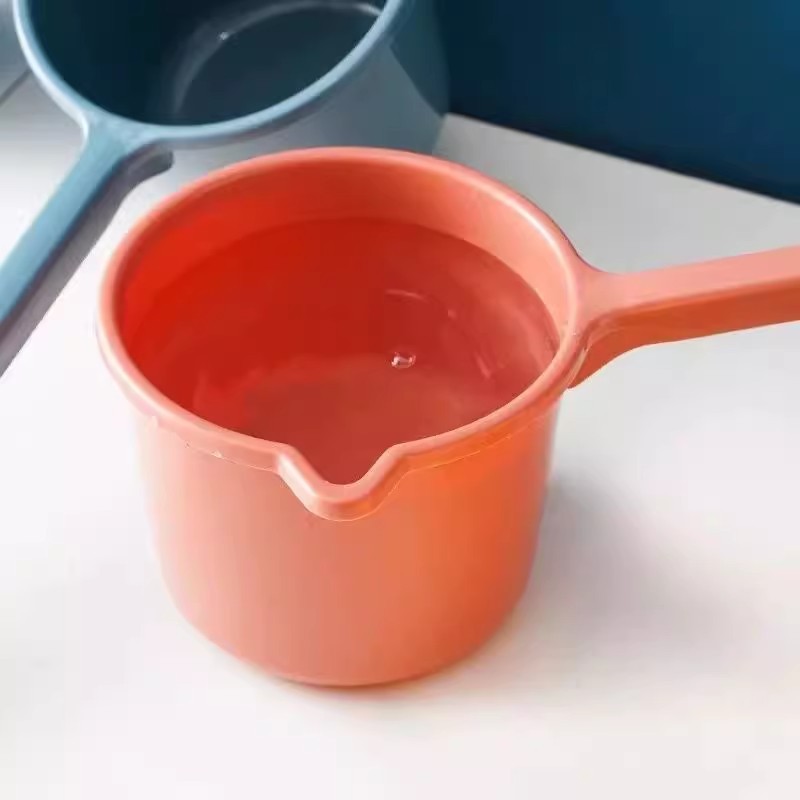 Water Spoon Plastic Flower Watering Long Handle Water Scoop Children's Baby Spoon Bathing Shampoo Thickened Kitchen Water Spoon
