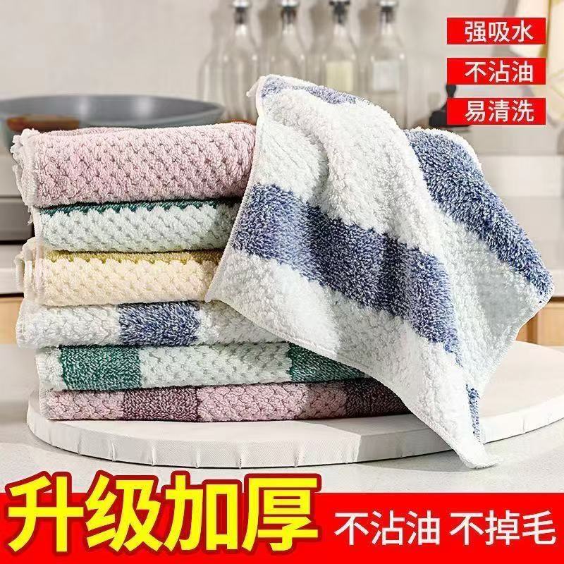 Полотенце из кораллового флиса, толстое, впитывающее, для рук, домашнее, европейский цветок, ананас