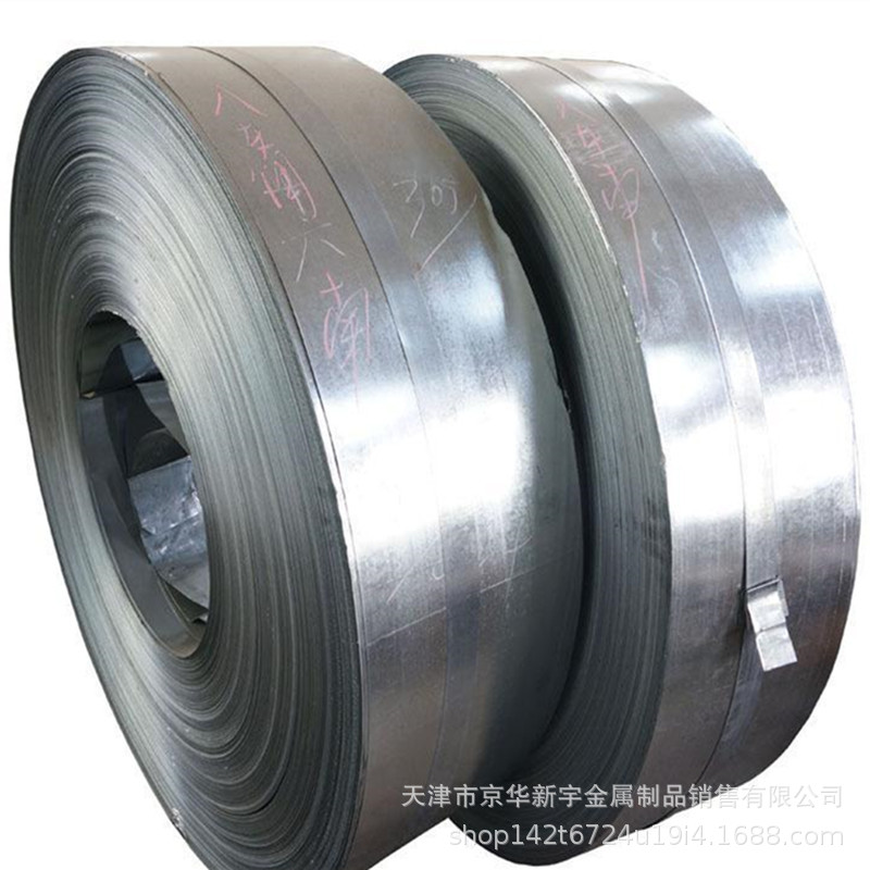 Customized Q195 Q235B Q355B Material Galvanized Strip Steel Z600 High Zinc Layer Galvanized Steel Strip Pipe Strip Steel