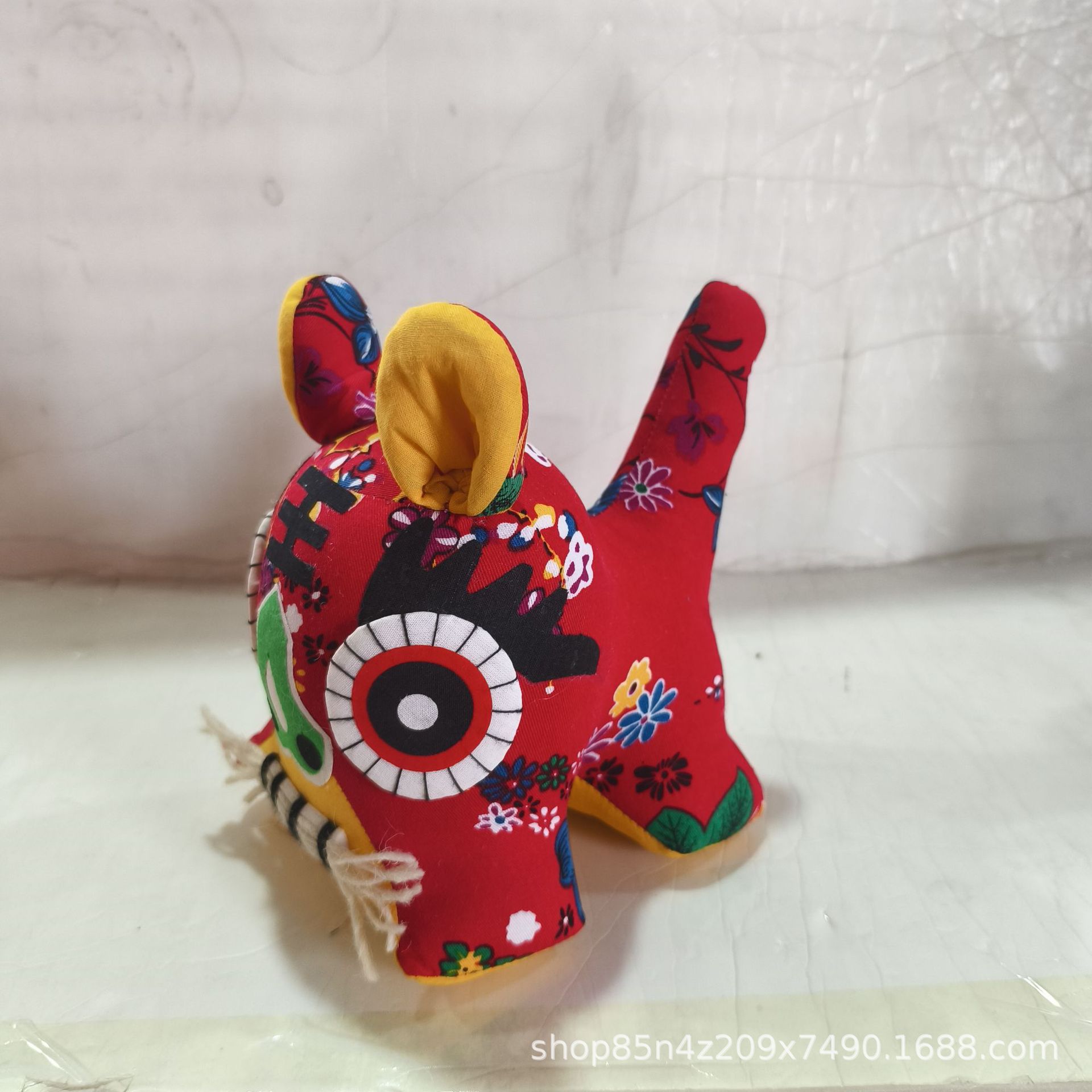 Handmade Fabric Tiger, Folk Chinese Characteristics Tourist Souvenir Fabric Crafts, Safe Tiger Cloth Tiger
