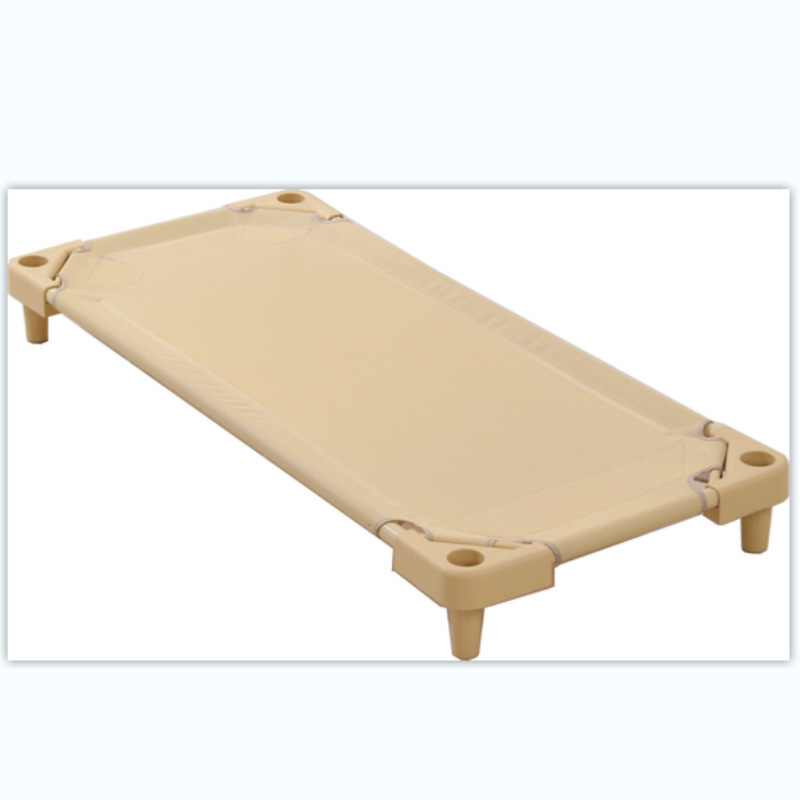 Kindergarten children's lunch bed small bed lunch break special bed hosting bed plastic folding bed Children mesh bed home