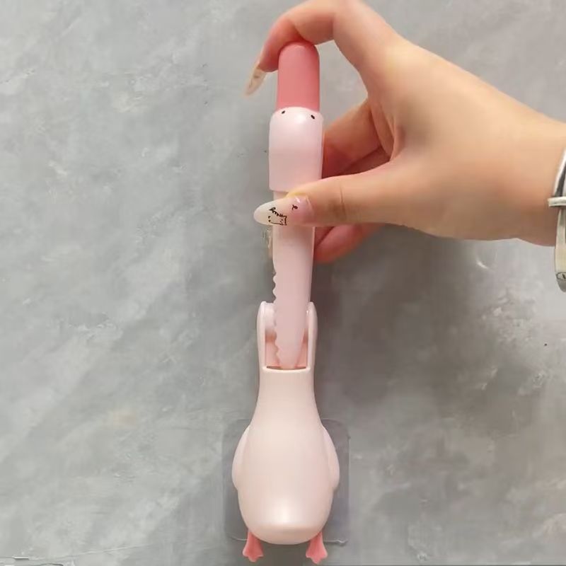 Cute Duck Bathroom Cleaning Clip Bathroom Hair Clip New Hot Product Multifunctional Bathroom Hair Cleaning Clip