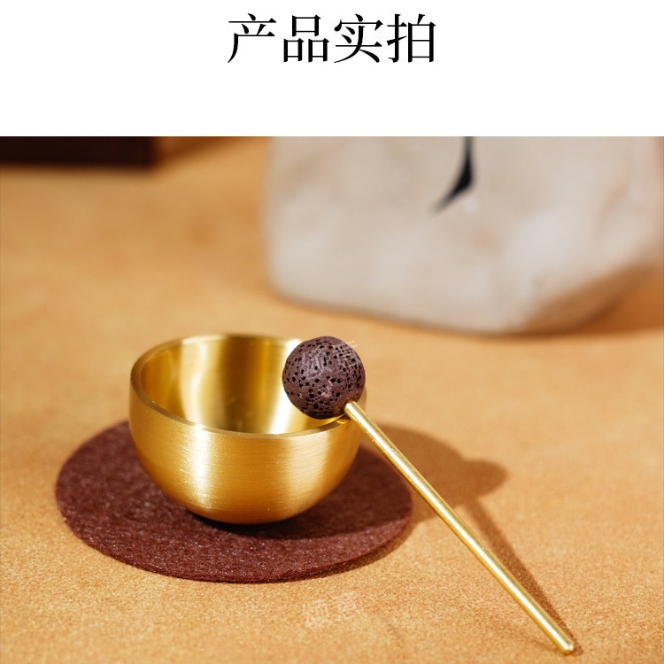 Мини-чаша для пения, ароматическая чаша, медная чаша Будды для медитации