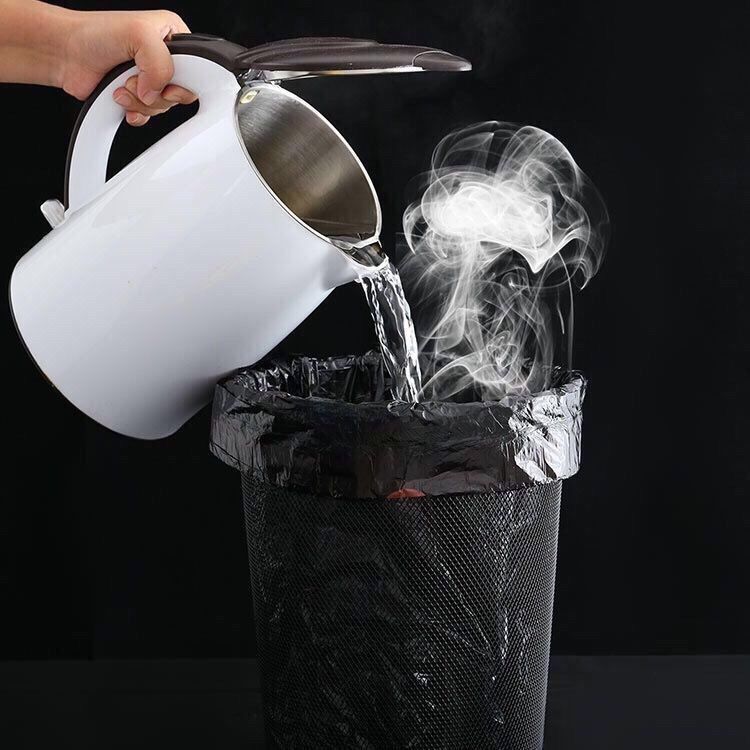 Household thickened drawstring garbage bag portable automatic closing disposable garbage bag kitchen point break type large wholesale