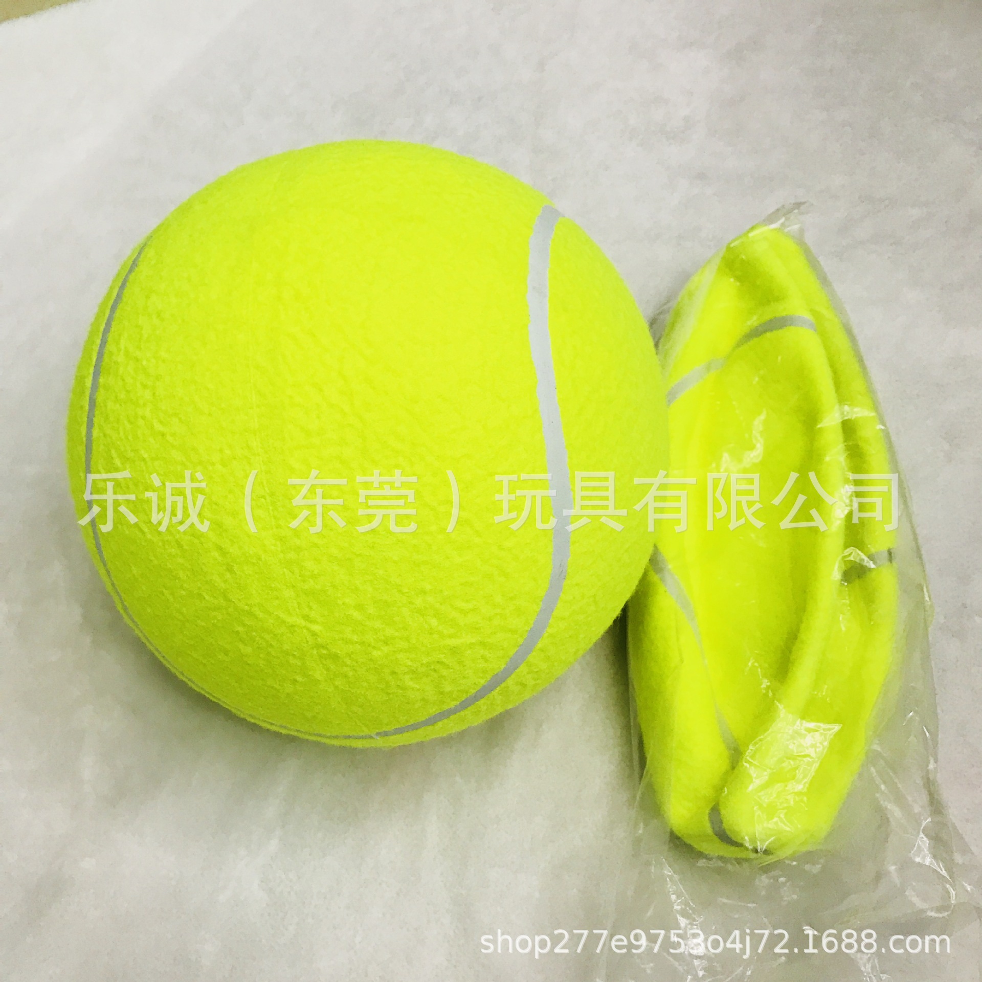 Big Tennis Signature 24cm Inflatable Tennis Festival Gifts Pet Tennis 9.5 Inch Pet Bite Toys