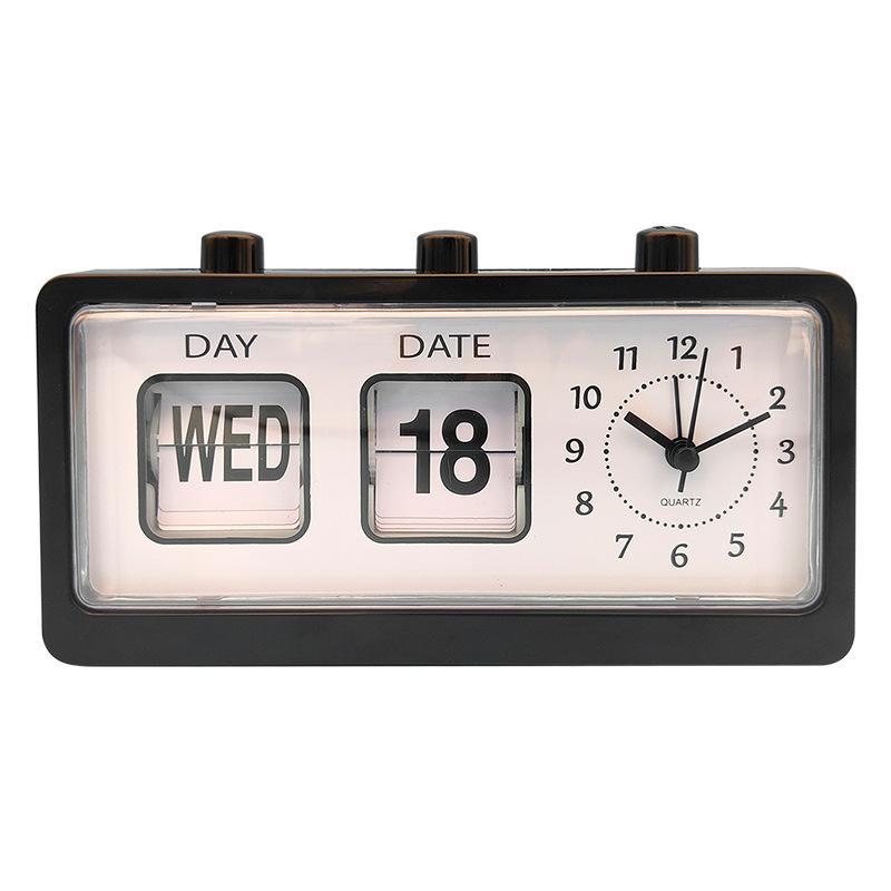 Yongxin manual retro page clock Amazon best selling hot products living room desktop page clock manufacturers wholesale